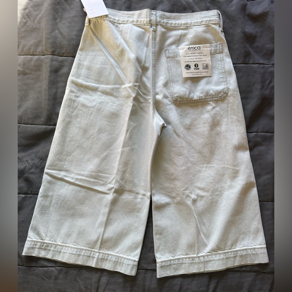 NWT Etica Darcy Culotte-Light Denim - Picture 2 of 3
